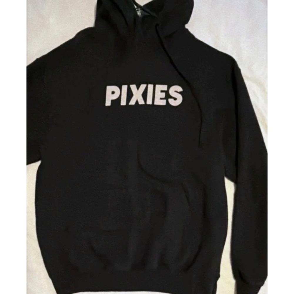 Pixies Hoodie Official Band Merch Black Graphic Sweatshirt Indie Rock